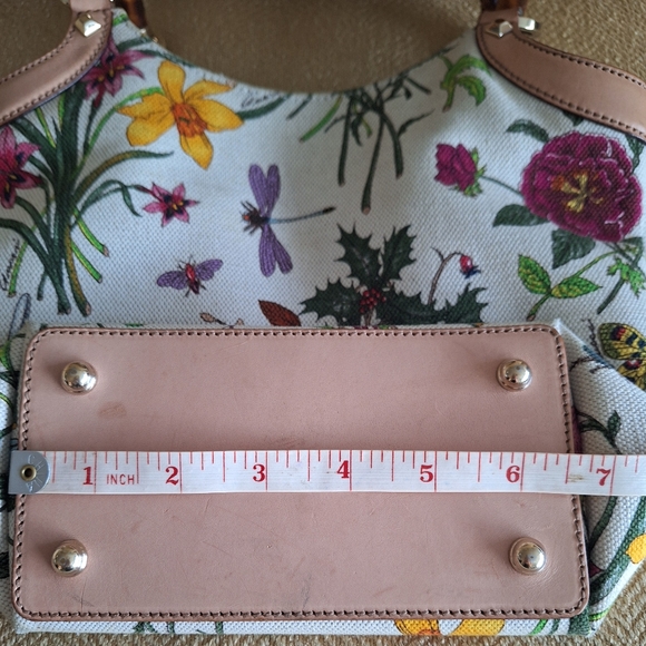 Gucci Bamboo Floral Bag - Picture 11 of 16